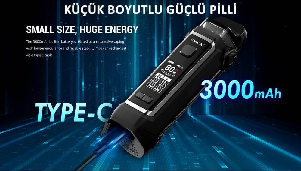 Smok ipx 80 3000 mah pod kit